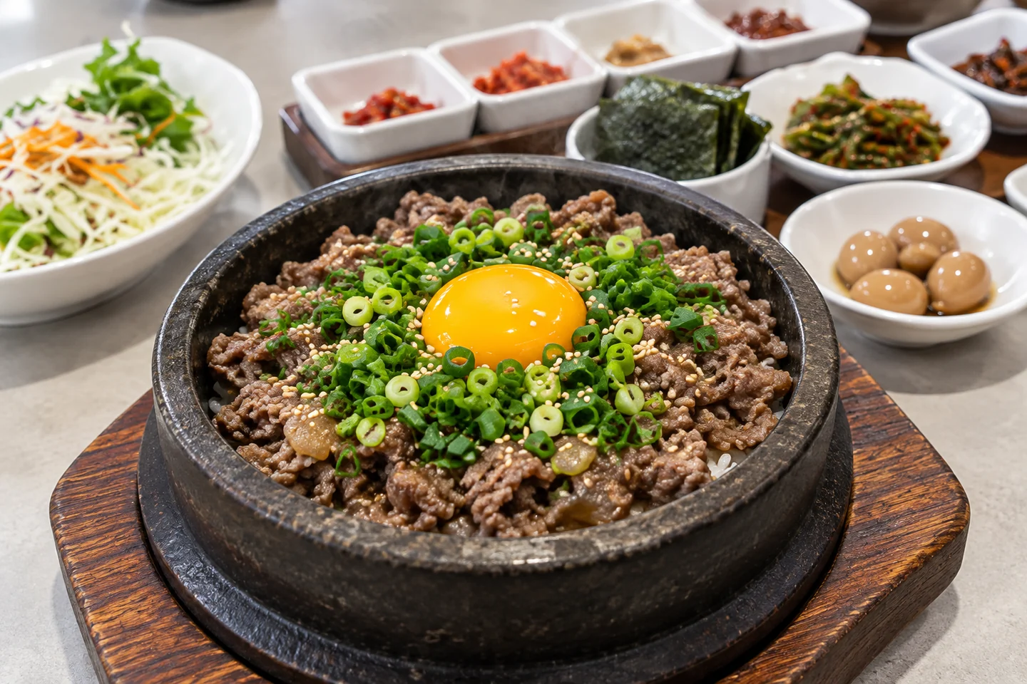 한우불고기솥밥 재구성 AI 재구성 이미지