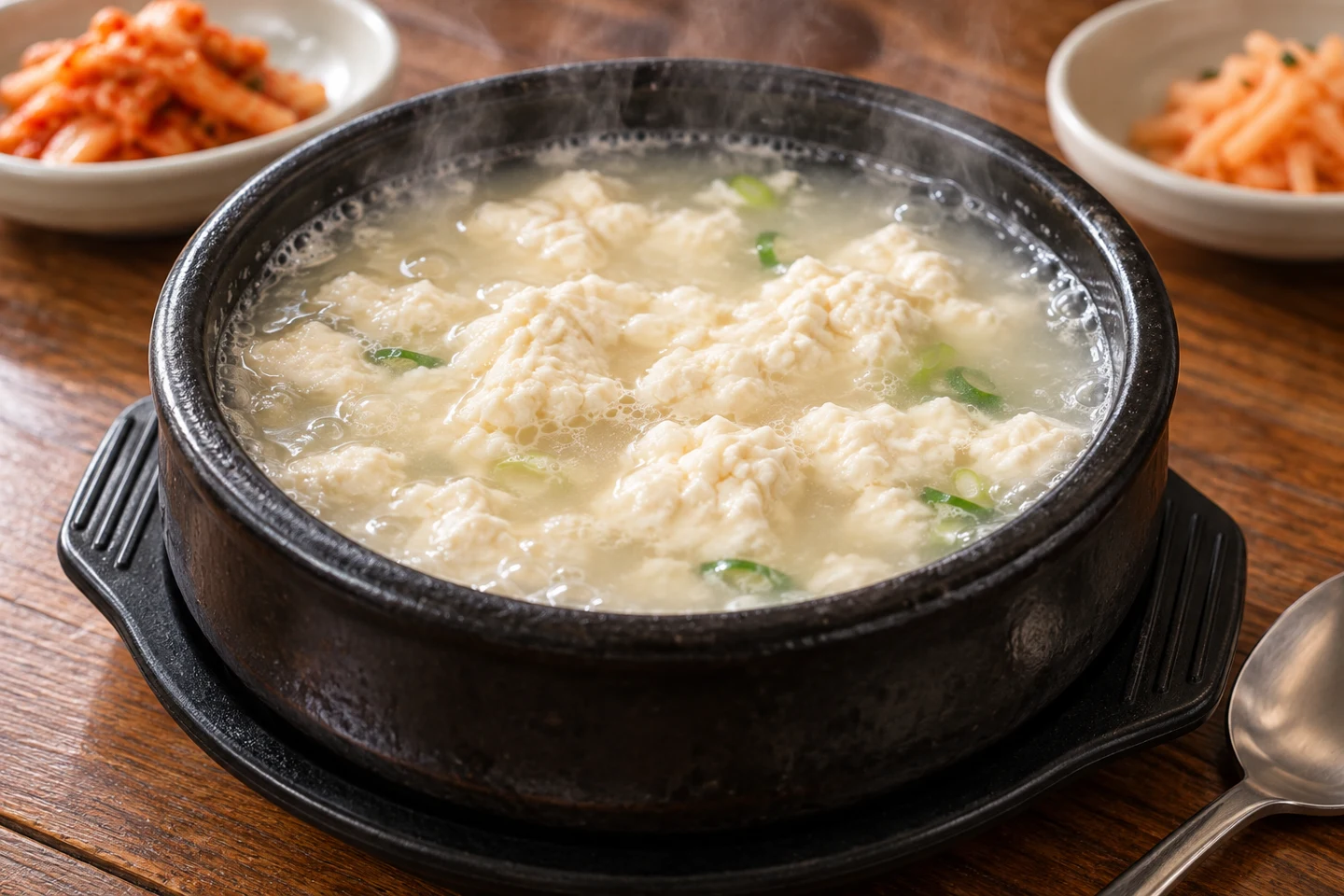 맑은순두부를 표현한 AI 이미지