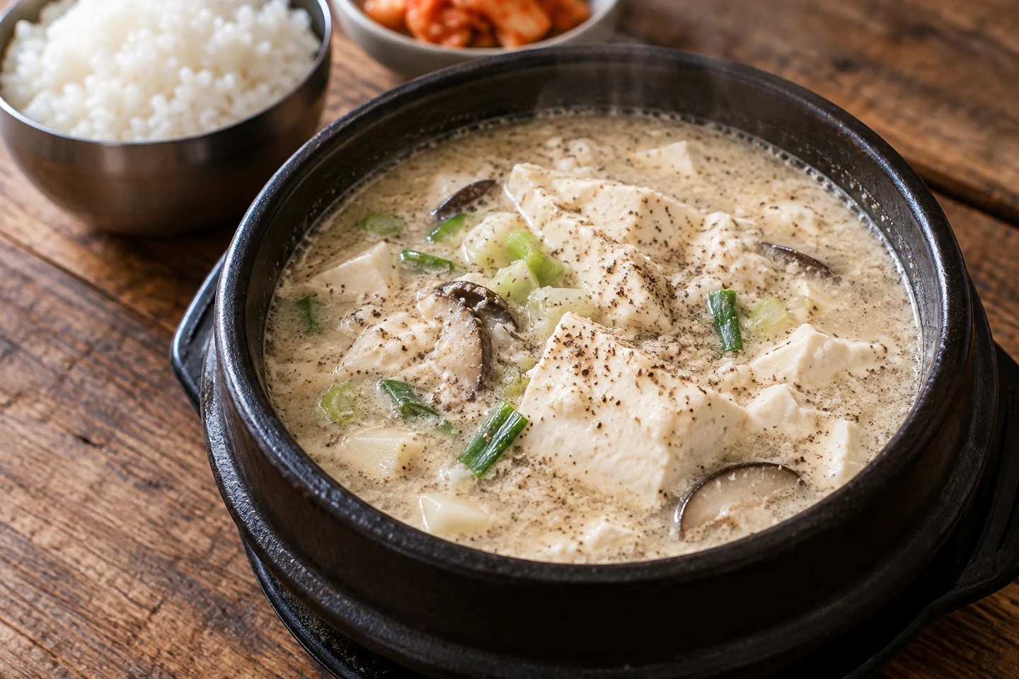 들깨순두부찌개 상세 AI 재구성 이미지
