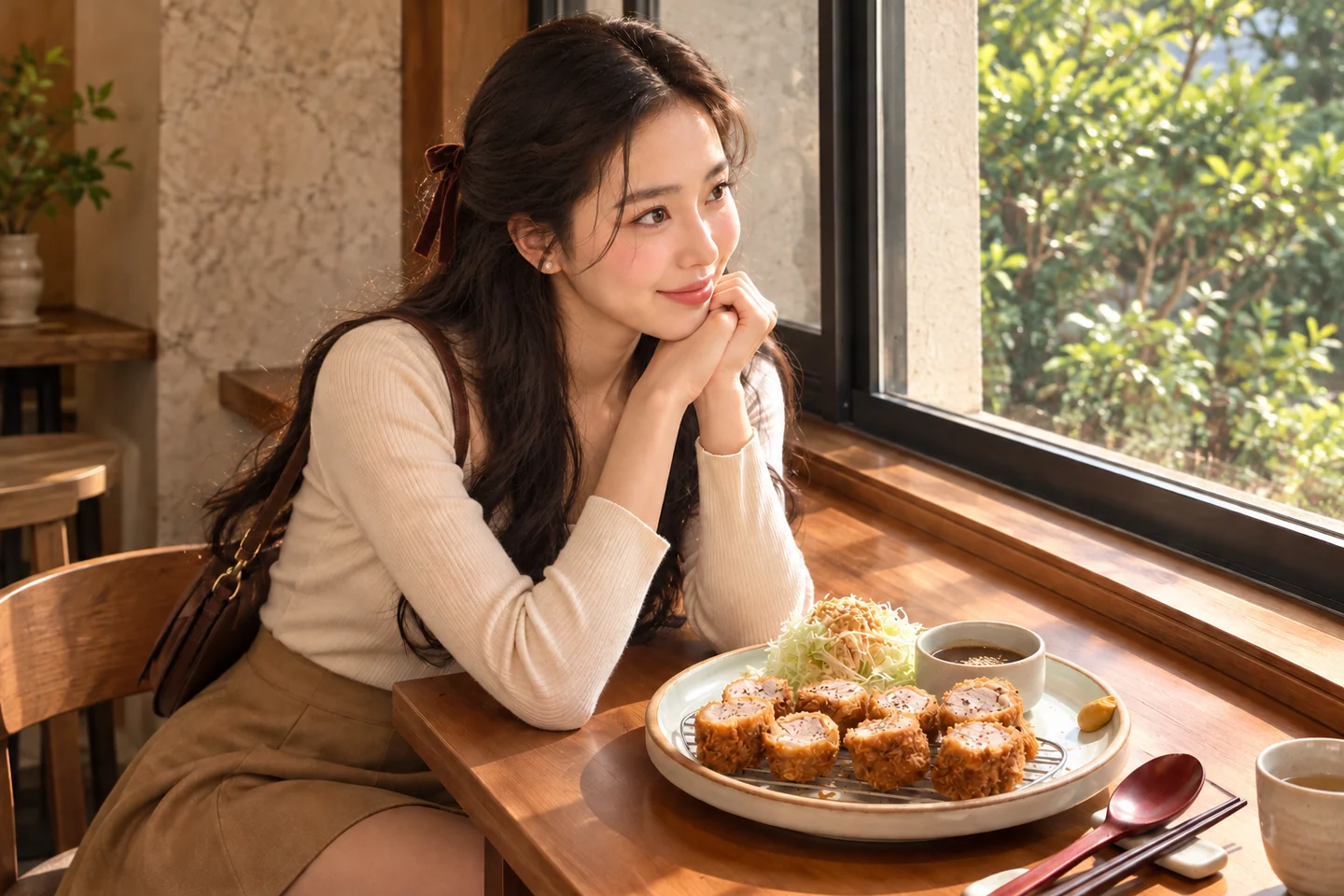료코 창가를 참고한 김마에 장면 AI 재구성 이미지